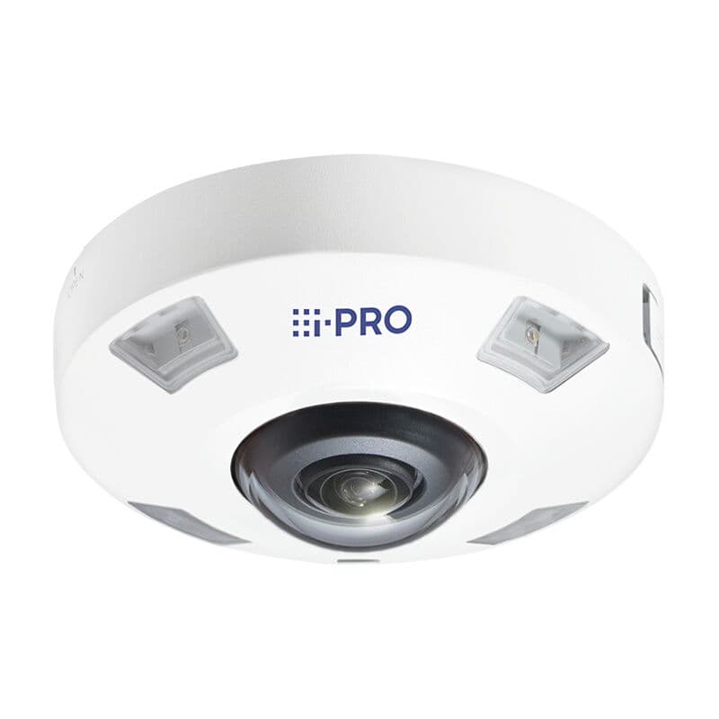 i-PRO WV-S4576LA 12 MP Dış Mekan Fisheye IP Kamera (Edge AI, 360° Fisheye, IR 14 m, IP66, IK10)