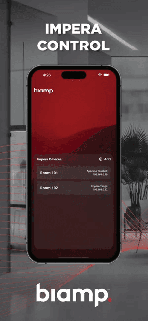 Biamp Impera Control App