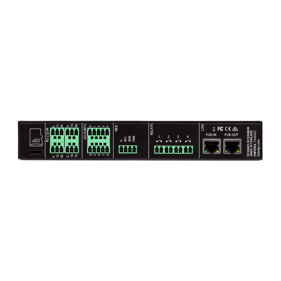 Biamp Impera Tango Kontrolör (5 Apprimo Panel, PoE IEEE 802.3at Class 3 15W)